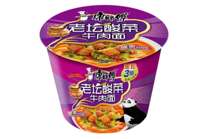 Kang Noodle Braised Beef 康师傅老坛酸菜牛肉 122gm（VIP会员价：RM5.30）